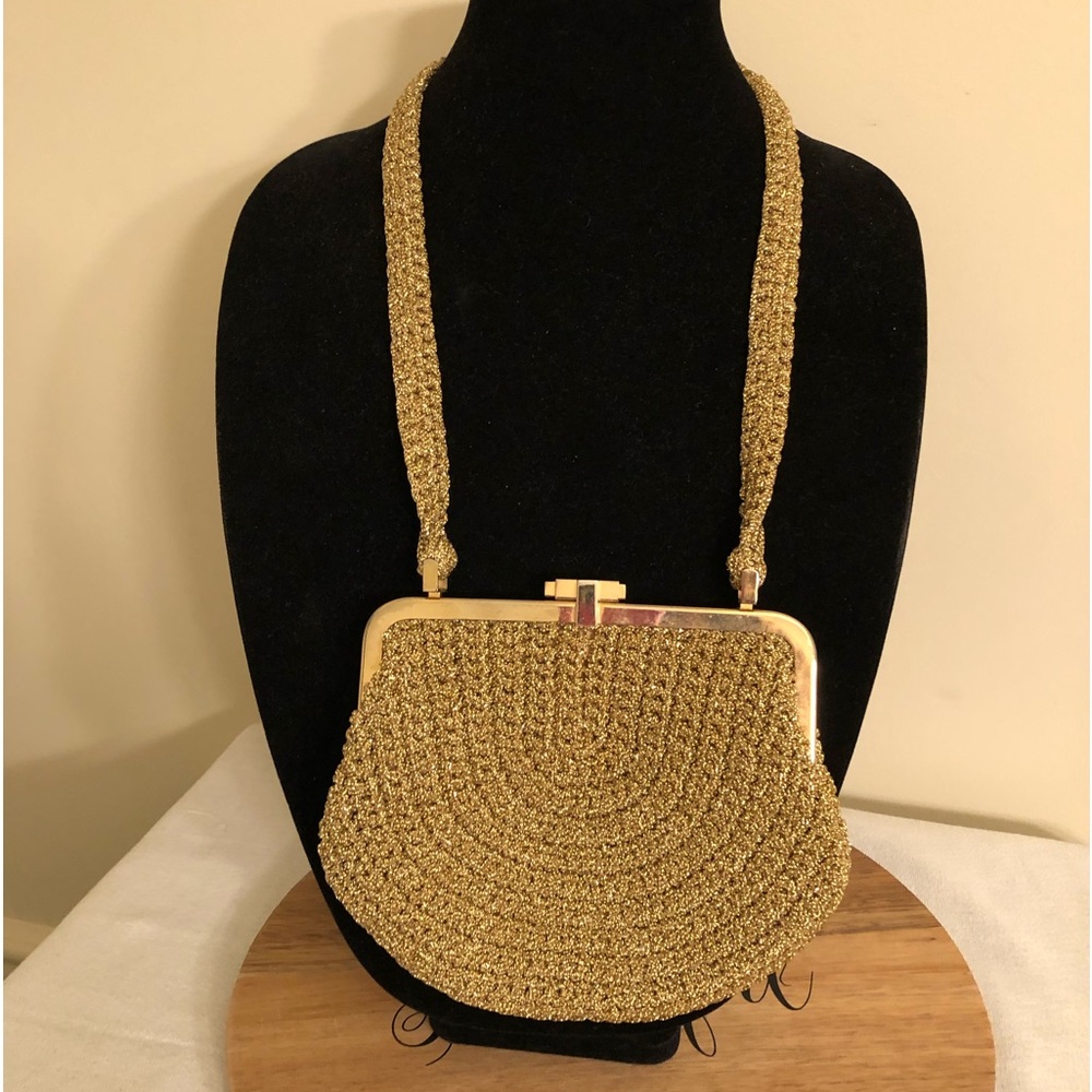 Vintage Goldtone Evening Bag